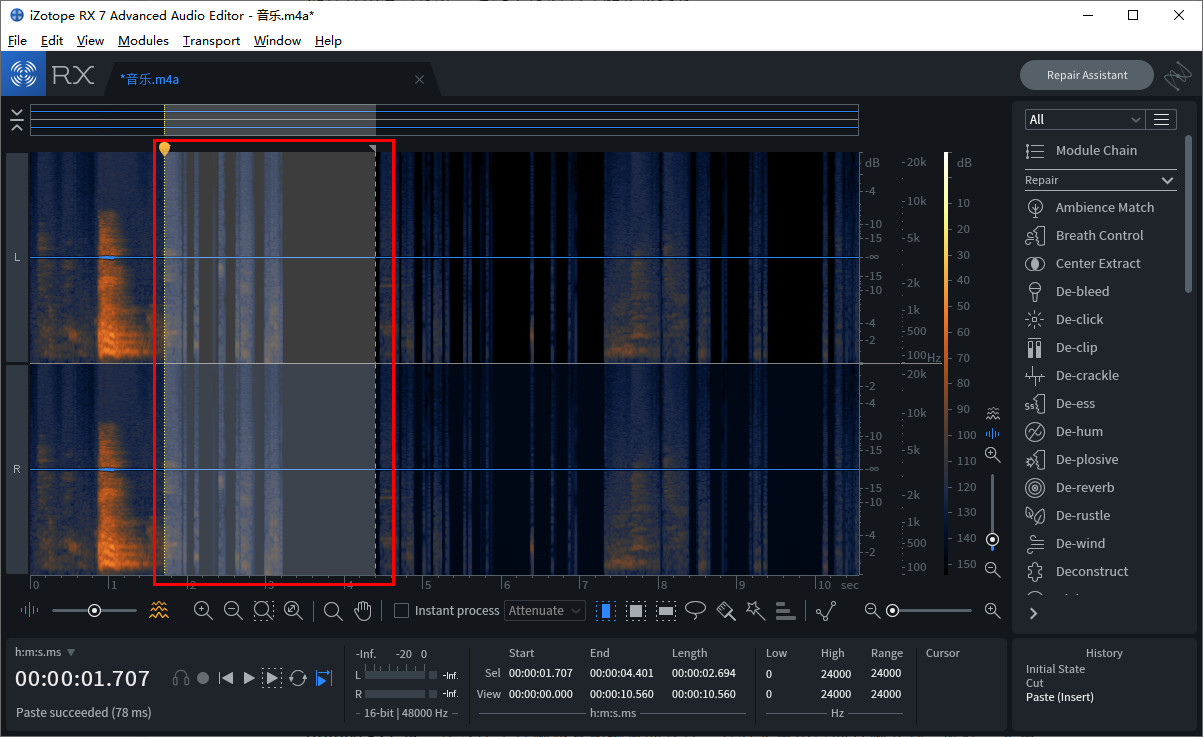 如何将两种音频分开,快影怎么让一段音频分成两段