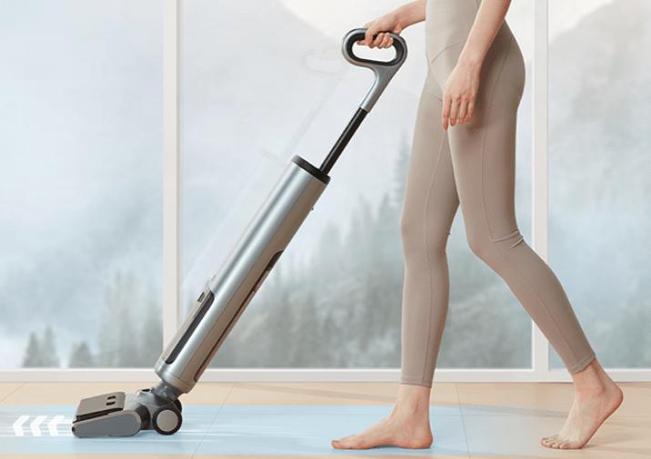 追觅洗地机h12pro和美菱洗地机,悠尼洗地机和德尔玛洗地机p20测试