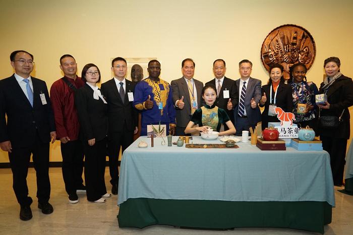 八马茶业受邀亮相联合国总部、驻美大使馆，开展中国非遗茶文化推广，获多国代表点赞