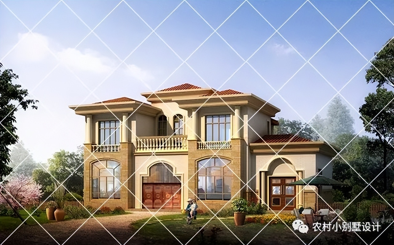 农村自建别墅带柴火灶设计,农村带堂屋柴火灶三层别墅实拍图