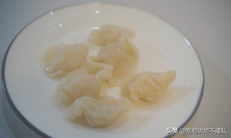 一次吃到三种口味的水饺,一次吃了40个水饺