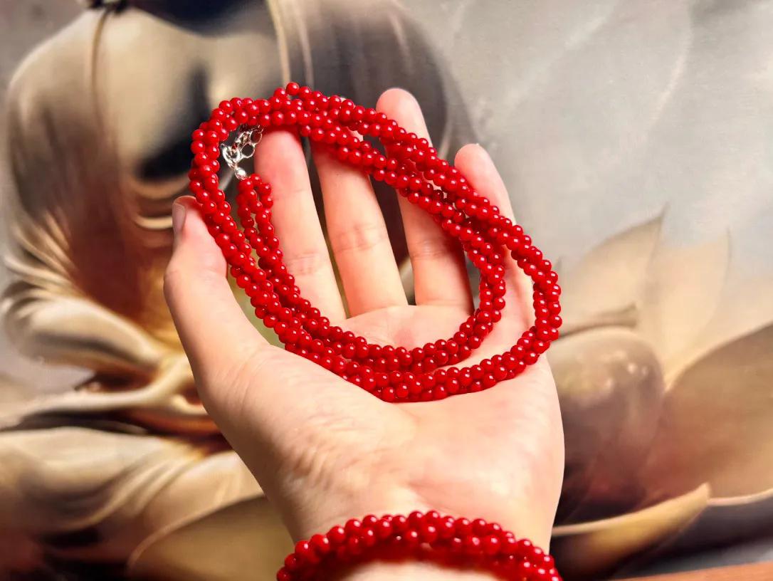 手链正宗珍珠项链纯天然真品,正品珍珠项链手链套装