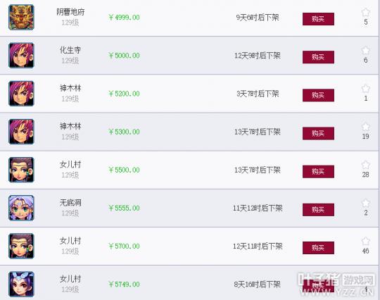 梦幻西游台州湾平转区列表,梦幻西游台州湾比武