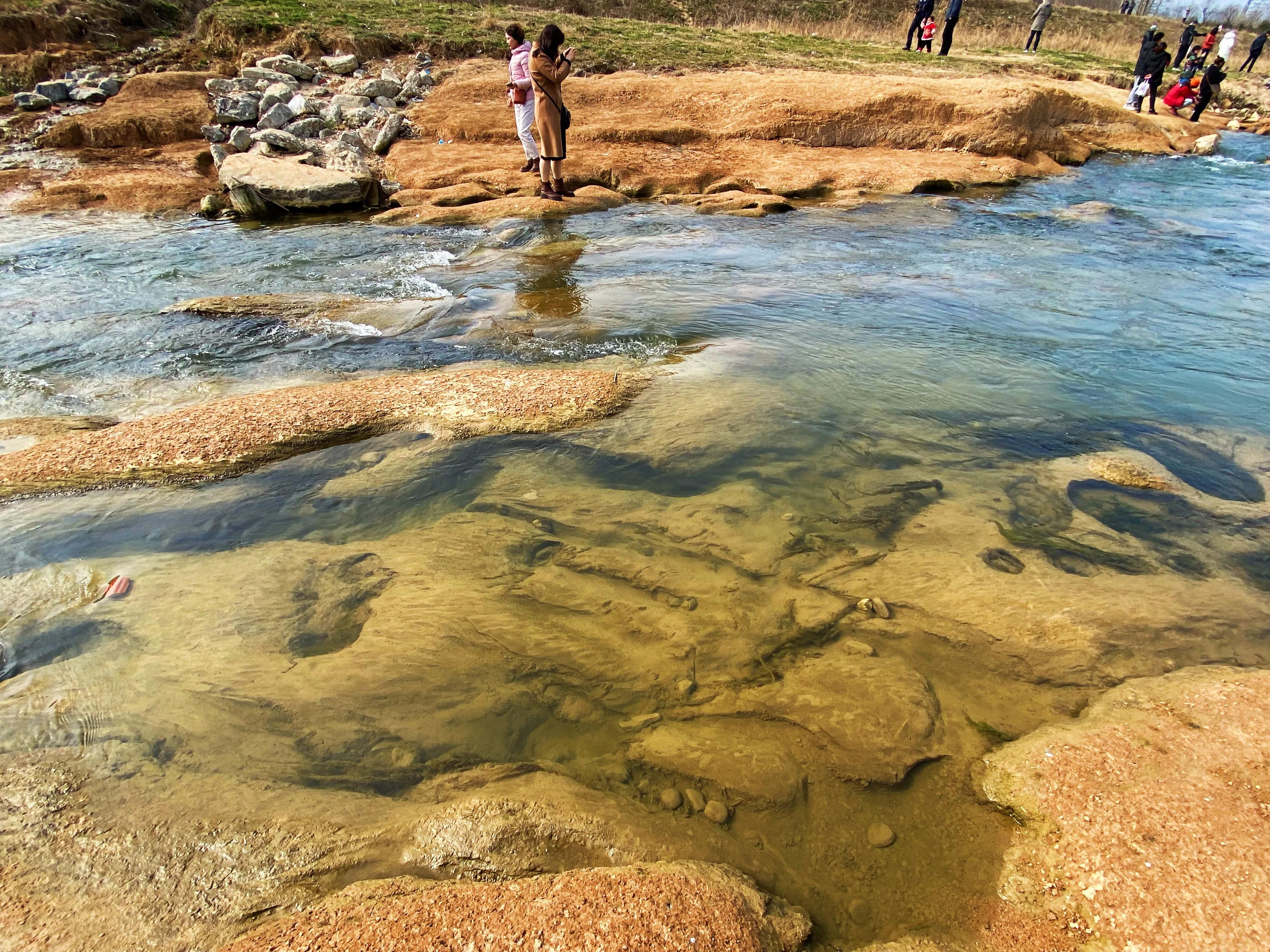 河边的景色真是太美了,文川河风景
