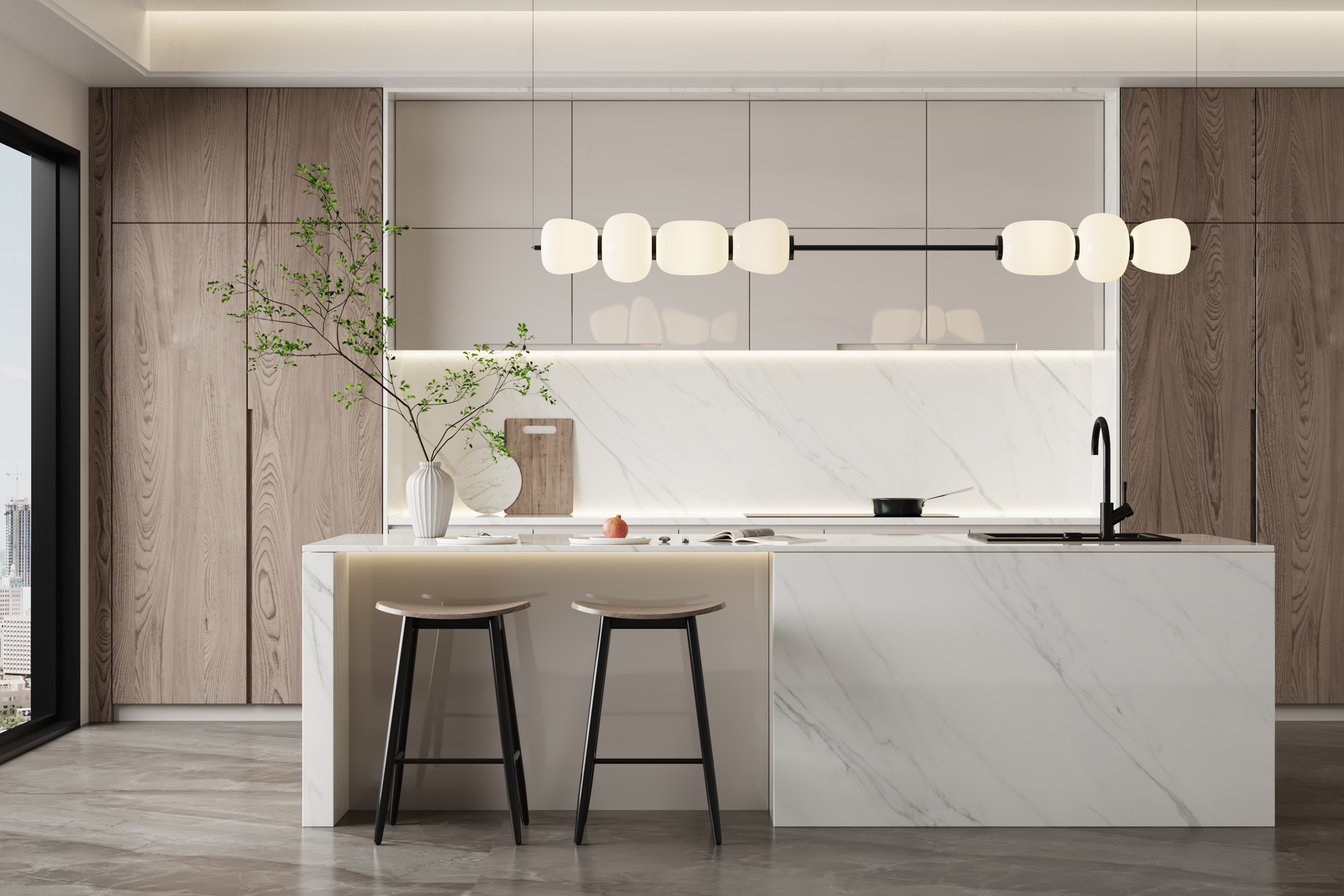 大理石岩板石英石哪个做楼梯好,石英石大理石岩板台面哪个耐用