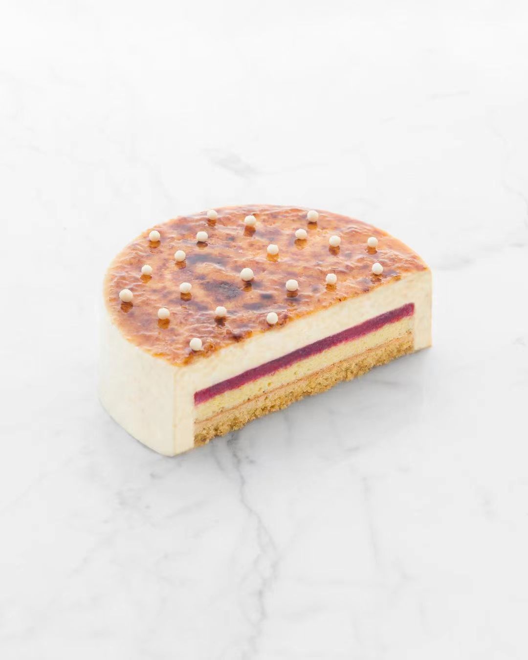 蛋糕切面,蛋糕两层夹心切面图片