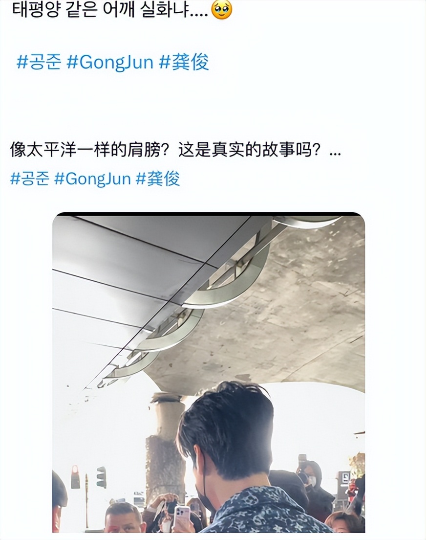 龚俊抵达韩国人气爆棚，机场拥堵粉丝尖叫，多部剧曾在韩热播