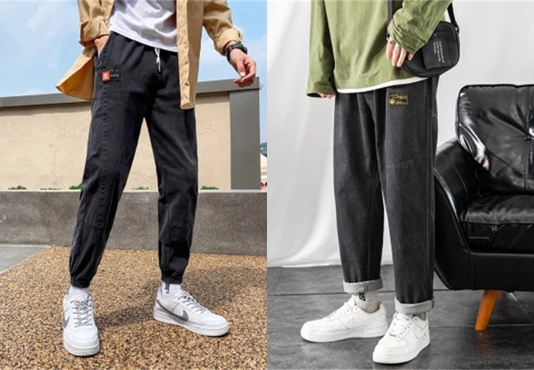 高腰微喇牛仔裤腿粗,胯宽腿粗牛仔裤子推荐