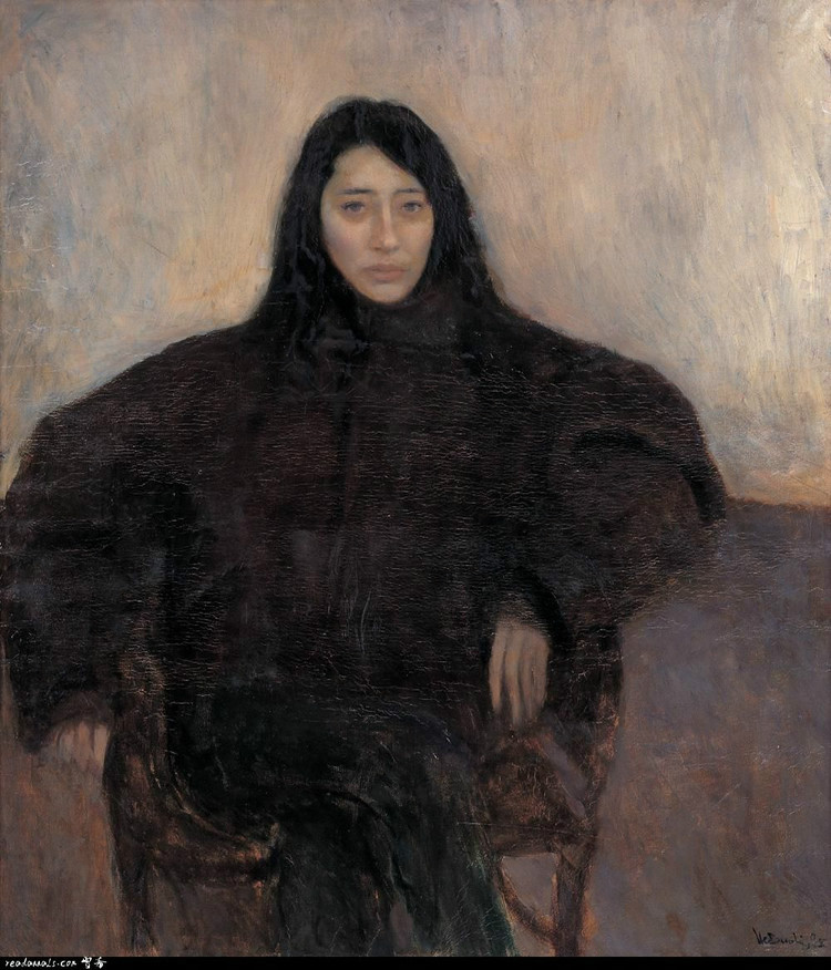 何多苓俄罗斯写生油画,何多苓油画2007