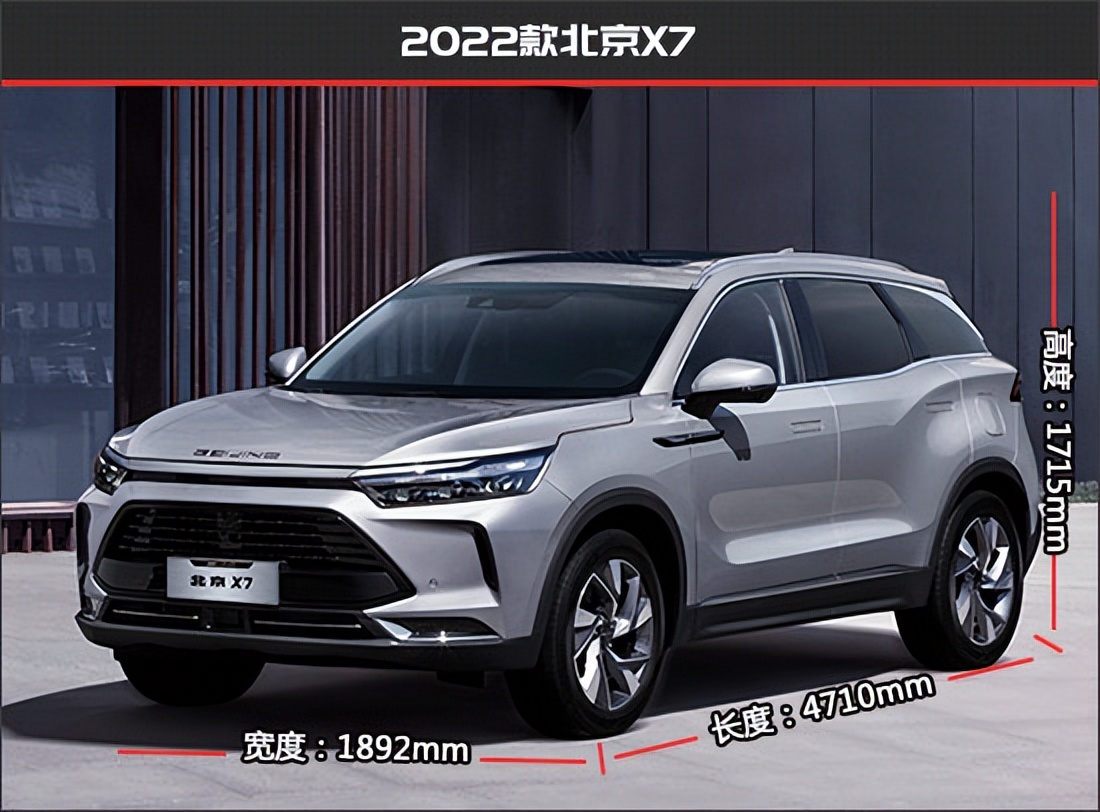 颜值配置再提升北京X7新老款车型对比