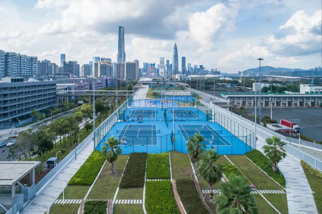 大湾区最大的“屋顶花园-将闲置屋顶变身深圳湾体育训练基地