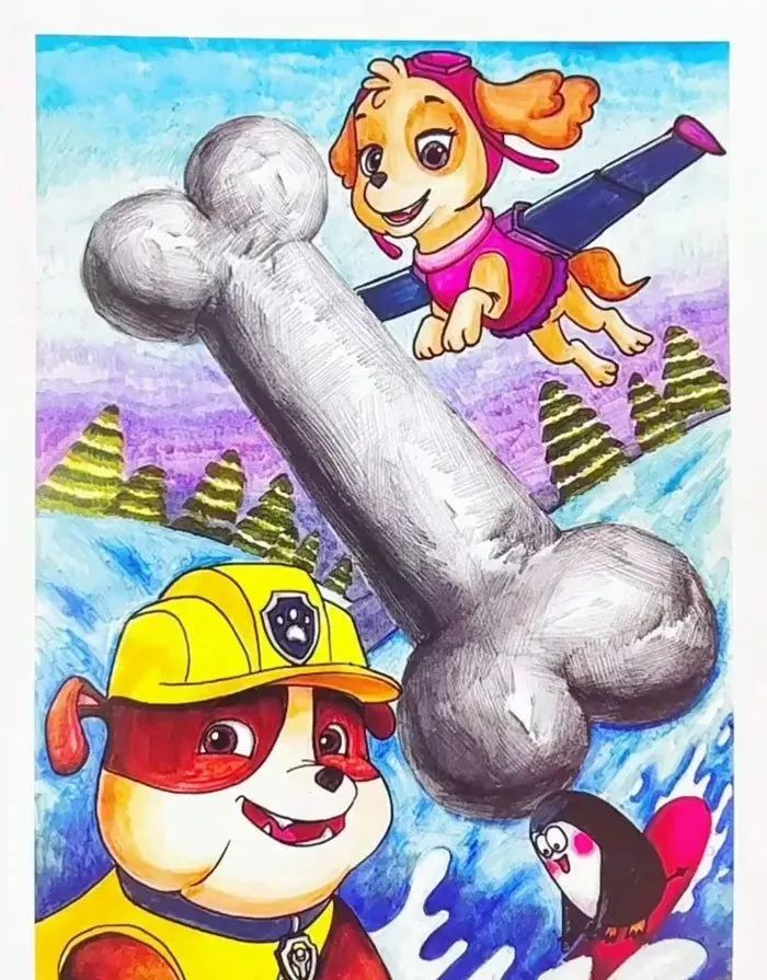 军人画像手绘素描简笔画,少女可爱的手绘素描线稿