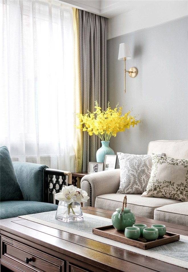 温柔舒服的装修效果,温馨的美式家怎么布置