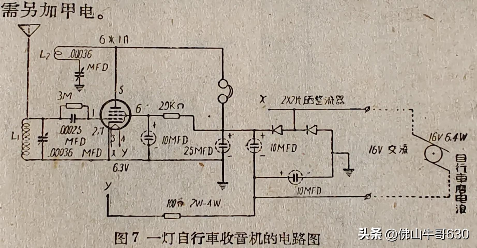 老款自行车发电机,老自行车收音机