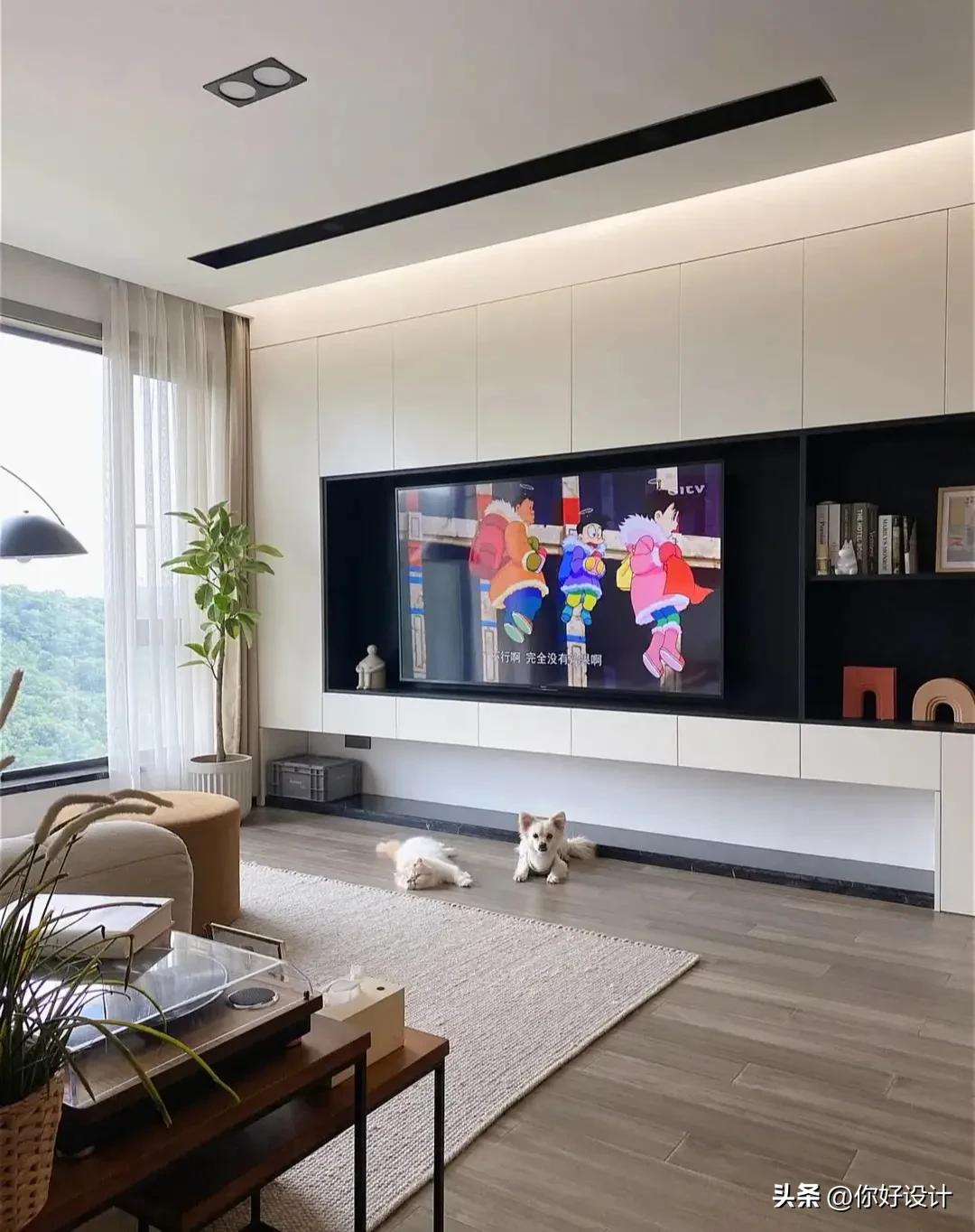 二十款电视背景墙,二十款电视背景墙隐形门