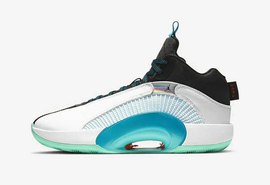 aj37low蓝色球员上脚,aj37上脚展示