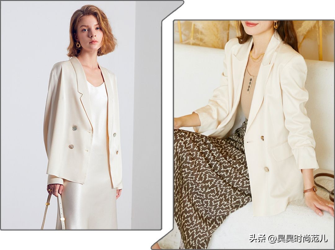 气质不重样初夏西装的百搭穿法,几款潮流范儿的西装搭配