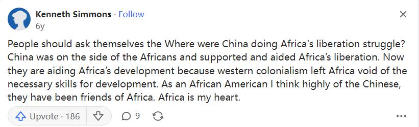 外网讨论：非洲人民如何看待现在的中国？