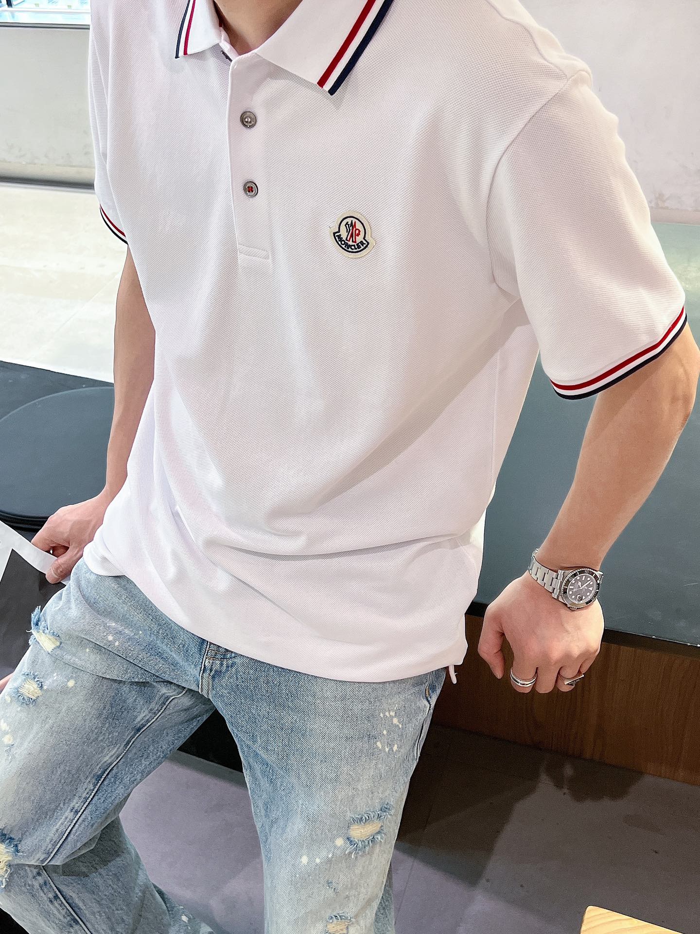 剪标polo衫短袖,Polo衫印什么logo好看