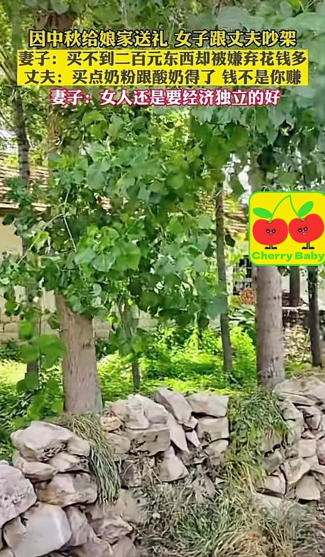 中秋老婆给娘家送礼过多,妻子买东西给娘家丈夫不高兴