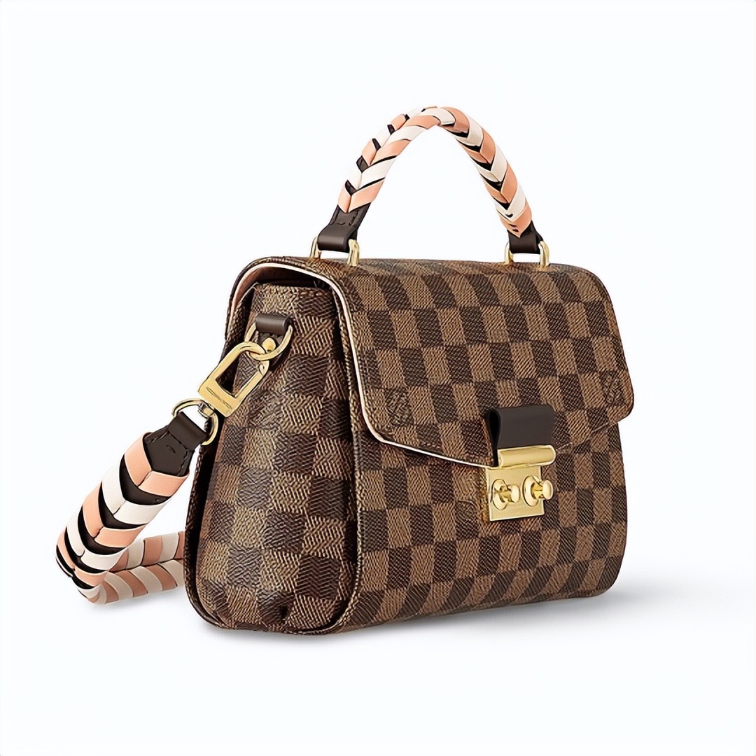 louisvuitton棕棋盘手拿包价格,louisvuitton包包的肩带会硬吗