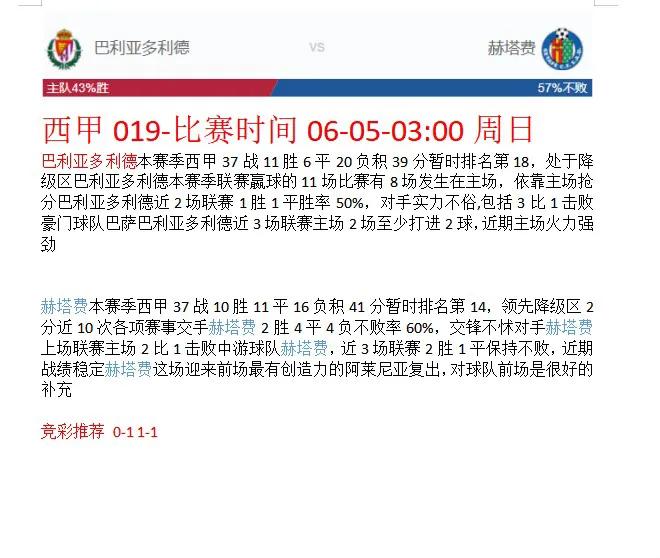 6-4号周日足球赛事分析预测