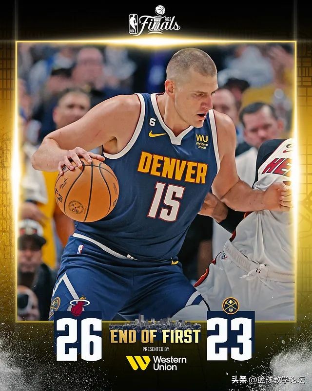 1比1平!总决赛15分超级逆转!约基奇41+11没顶住巴特勒