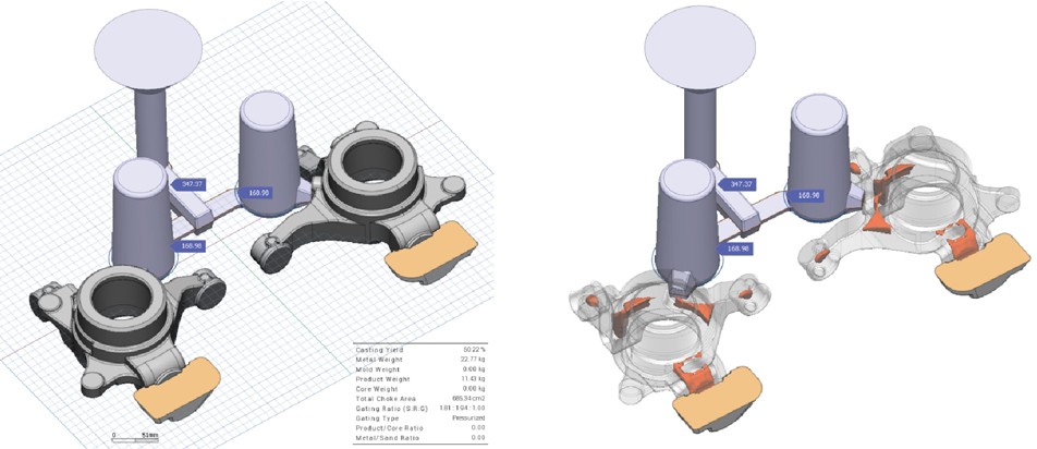 浇道厚度和氢含量对A35*合6**金铸件力学性能的影响