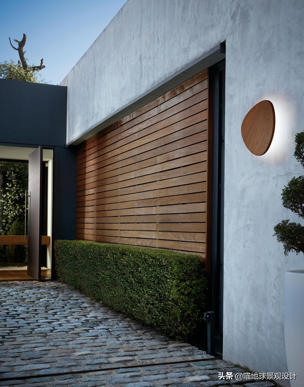 60平方别墅庭院效果图大全,60款优秀的别墅庭院创意背景景墙