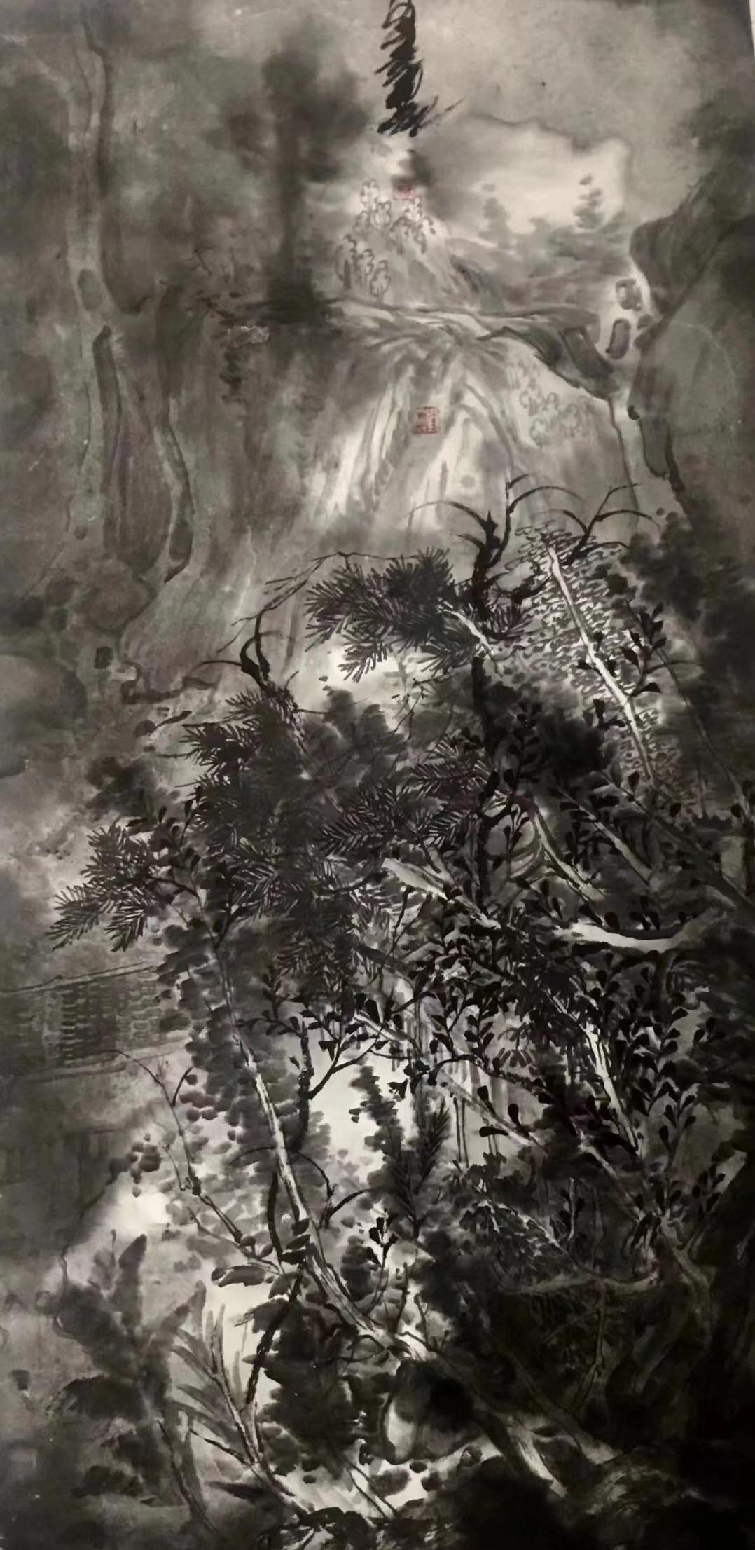 刘鸣水墨画欣赏,当代名家水墨人物画作品欣赏