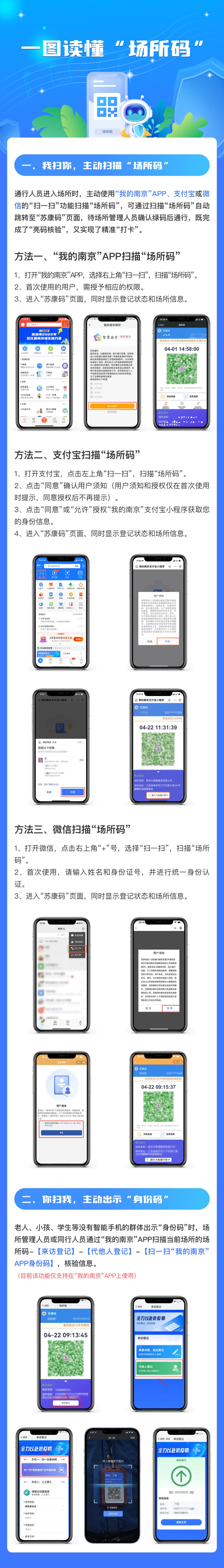 全新升级！“场所码”应用新增反扫“身份码”功能！