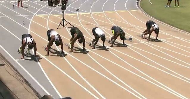 博尔特百米决赛,博尔特100米被击败