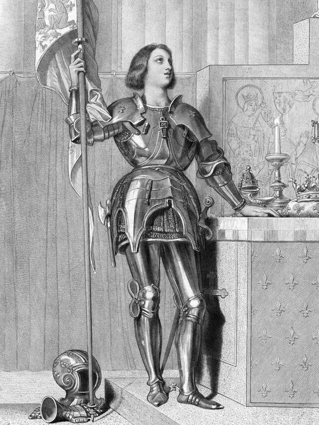 法国民族英雄圣女贞德,法国女英雄贞德
