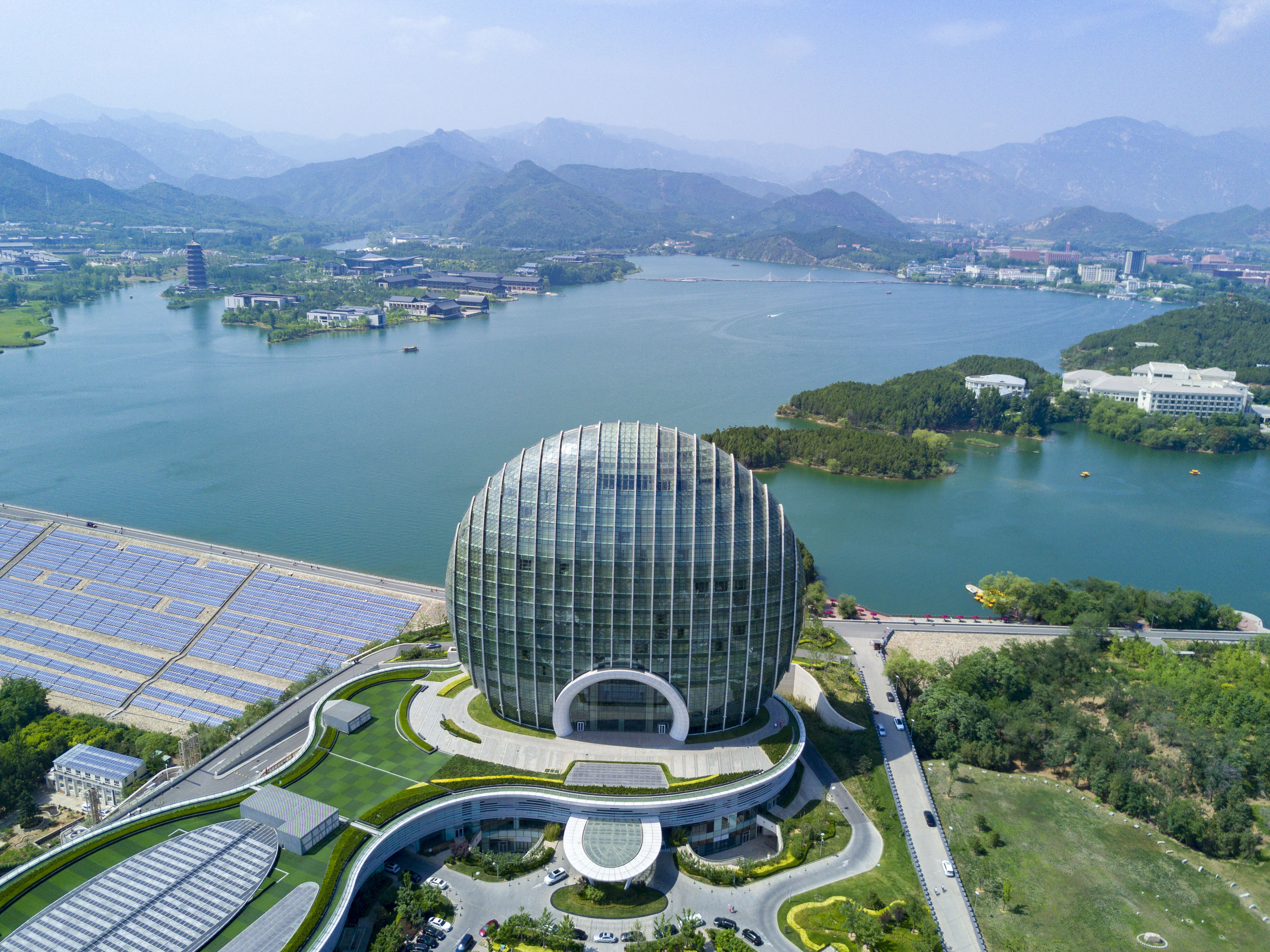 北京郊外的晚上,北京郊外景区