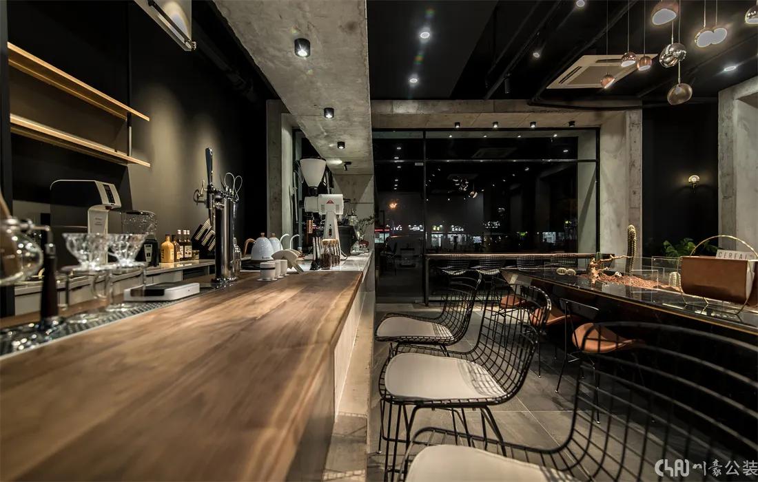 复古工业风咖啡馆装修,极简工业风咖啡馆设计