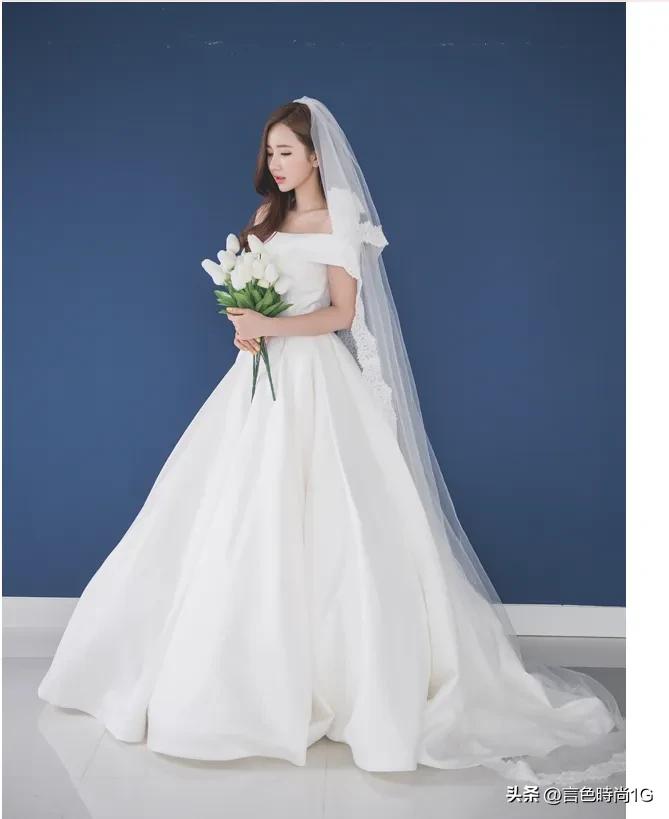 满满浪漫气息的婚纱,清新极简婚纱照