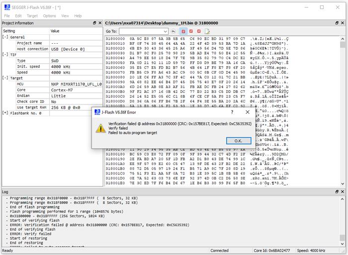 j-flash怎么才算烧录成功,j-flash软件如何使用