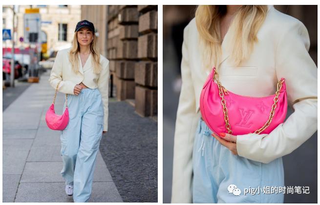 粉色搭配的高级穿法,粉色大衣穿搭高级感