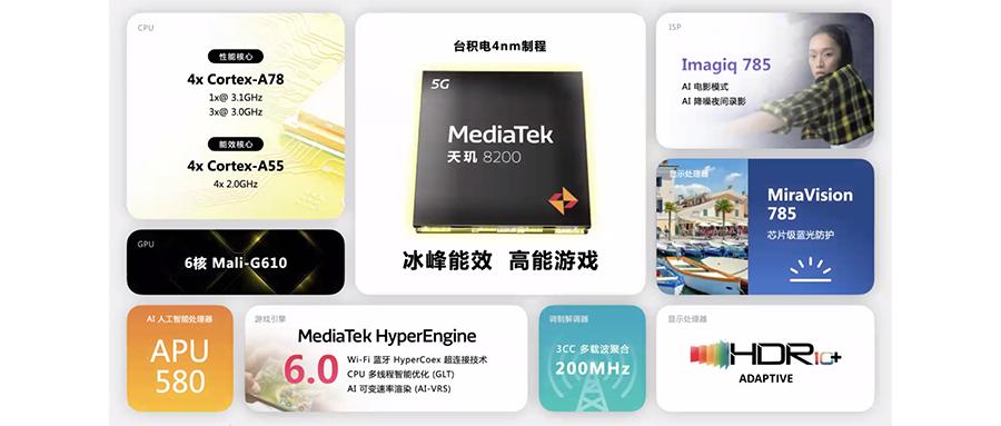 联发科天玑8200芯片怎么样,联发科天玑8200芯片曝光