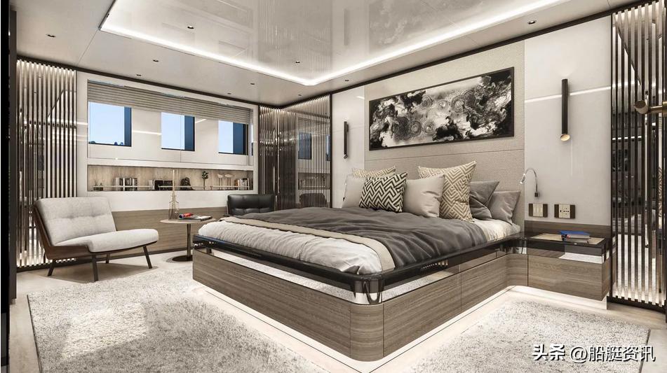 意大利工作室为第二艘Bilgin163打造的奢华内饰