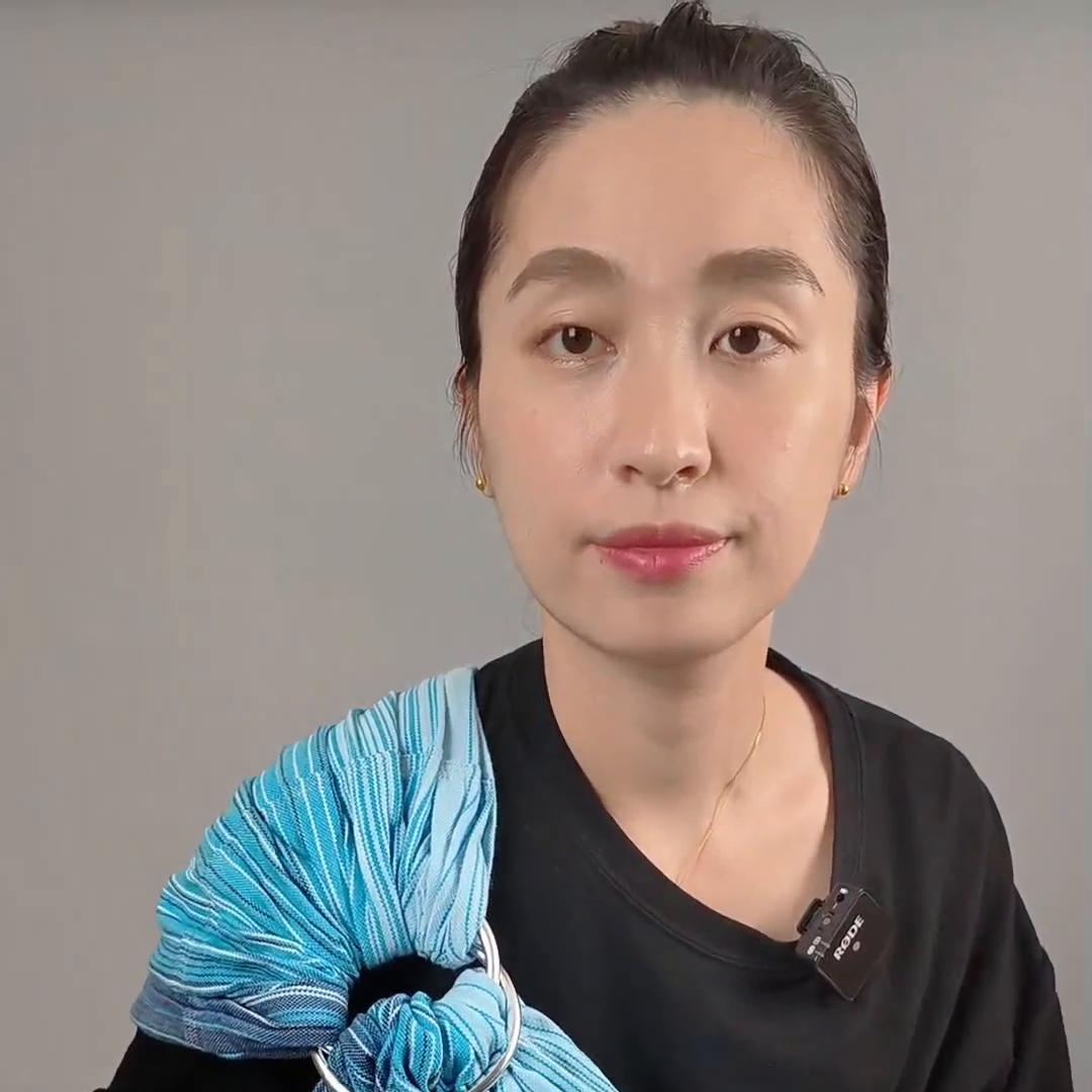 背带式背巾使用教程,背带巾背法