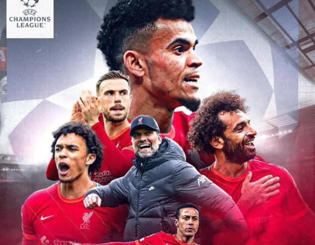 利物浦欧冠首发阵容,利物浦今晨欧冠首发阵容