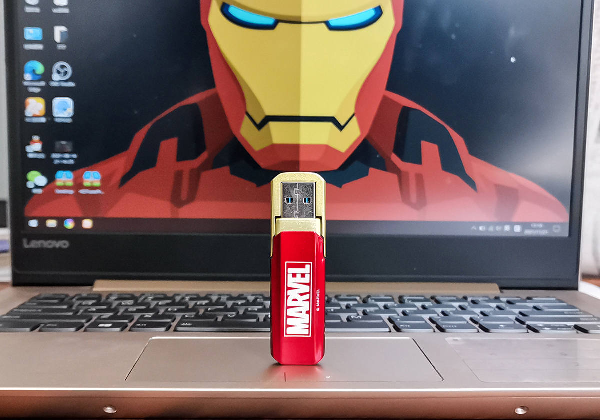 你用过USSD固态U盘吗，比普通U盘快五倍，外形神似钢铁侠