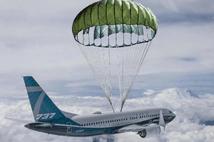 飞机装大型降落伞,飞机装降落伞可以吗