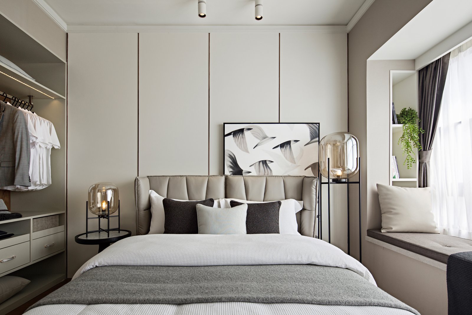 2019卧室飘窗设计获奖图片,卧室飘窗最新款最时尚设计