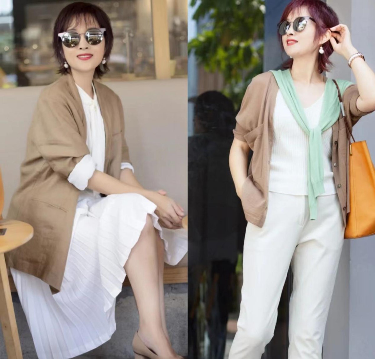 从不穿老年装这样穿更时髦高级,女人老了也别急着穿老年装