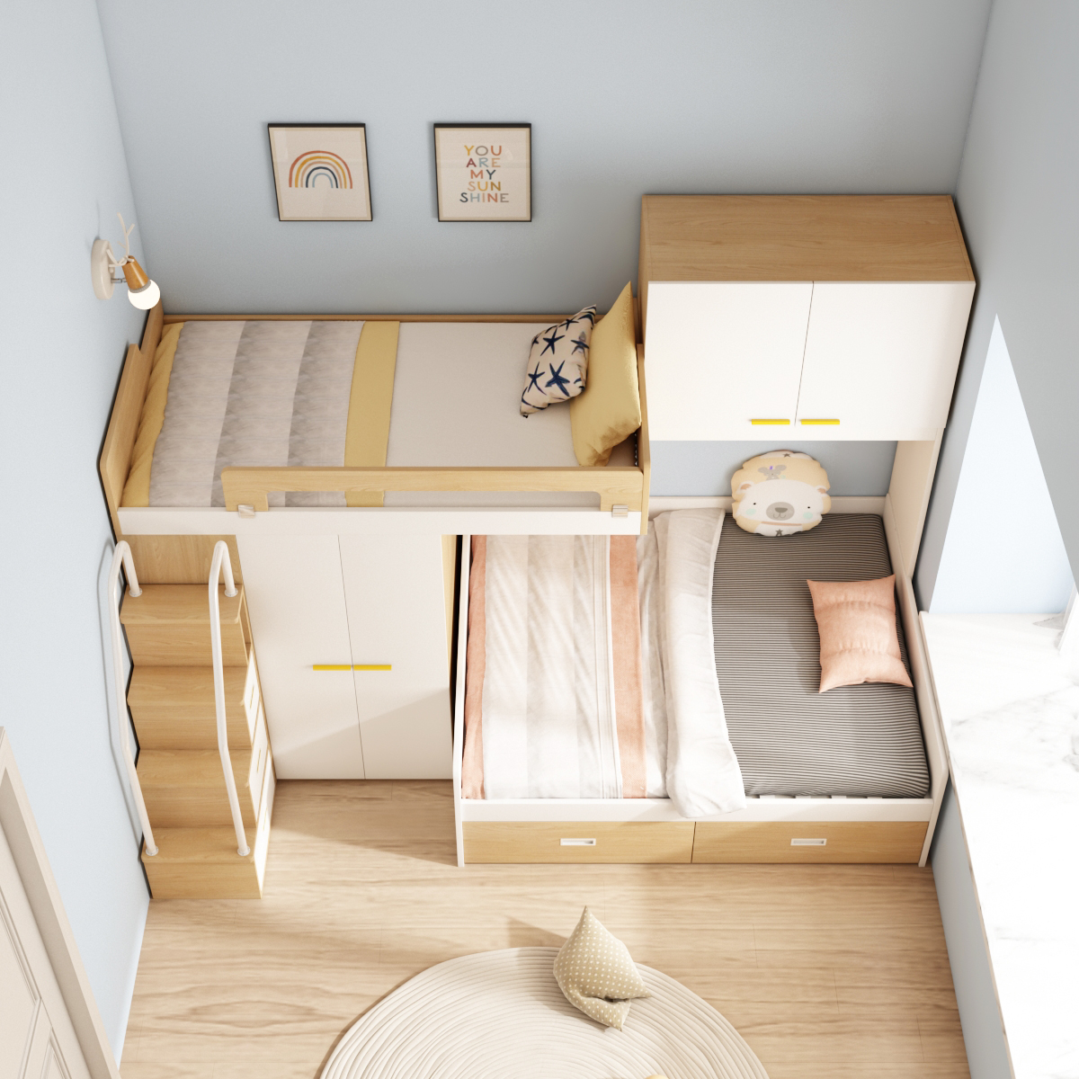 小卧室买什么样的上下床,什么样的上下床最实用