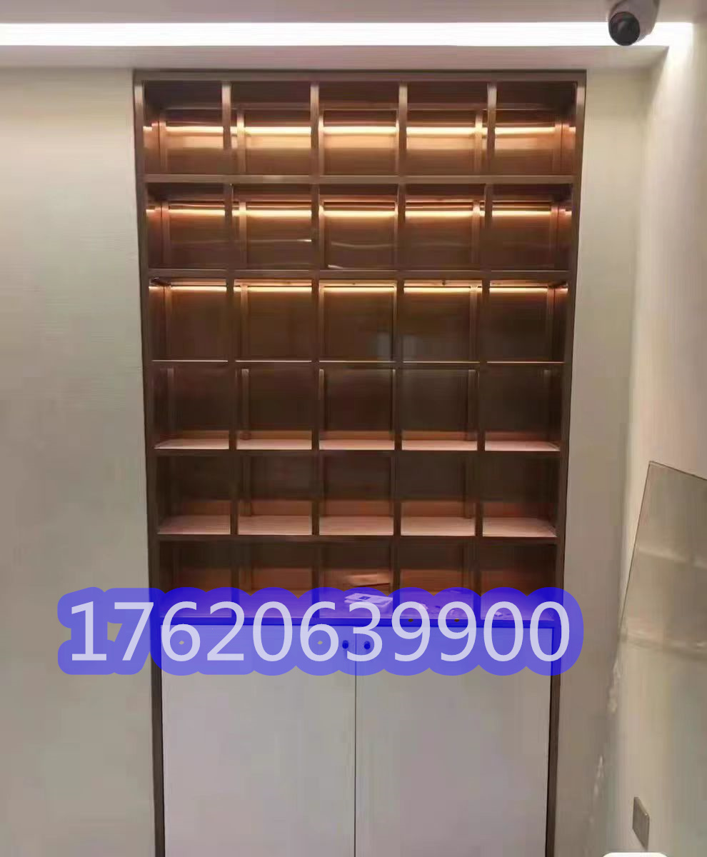 佛山不锈钢屏风隔断酒柜壁龛定制,福建不锈钢屏风隔断酒柜壁龛定制