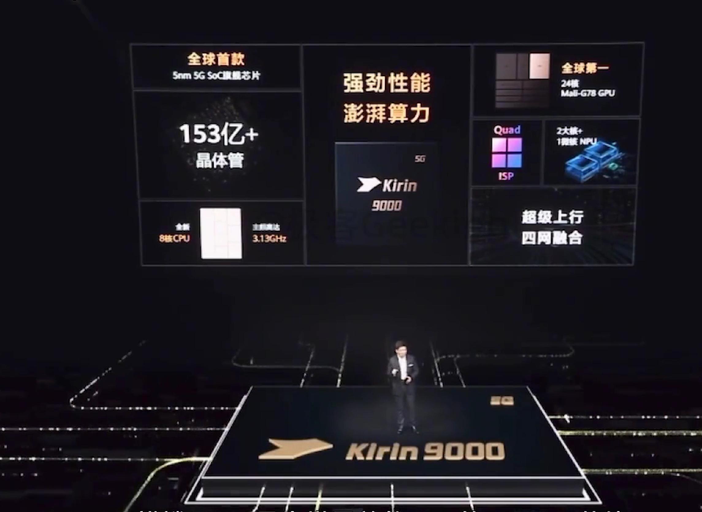 华为芯片麒麟970和麒麟9000的区别,麒麟9000比麒麟960强多少