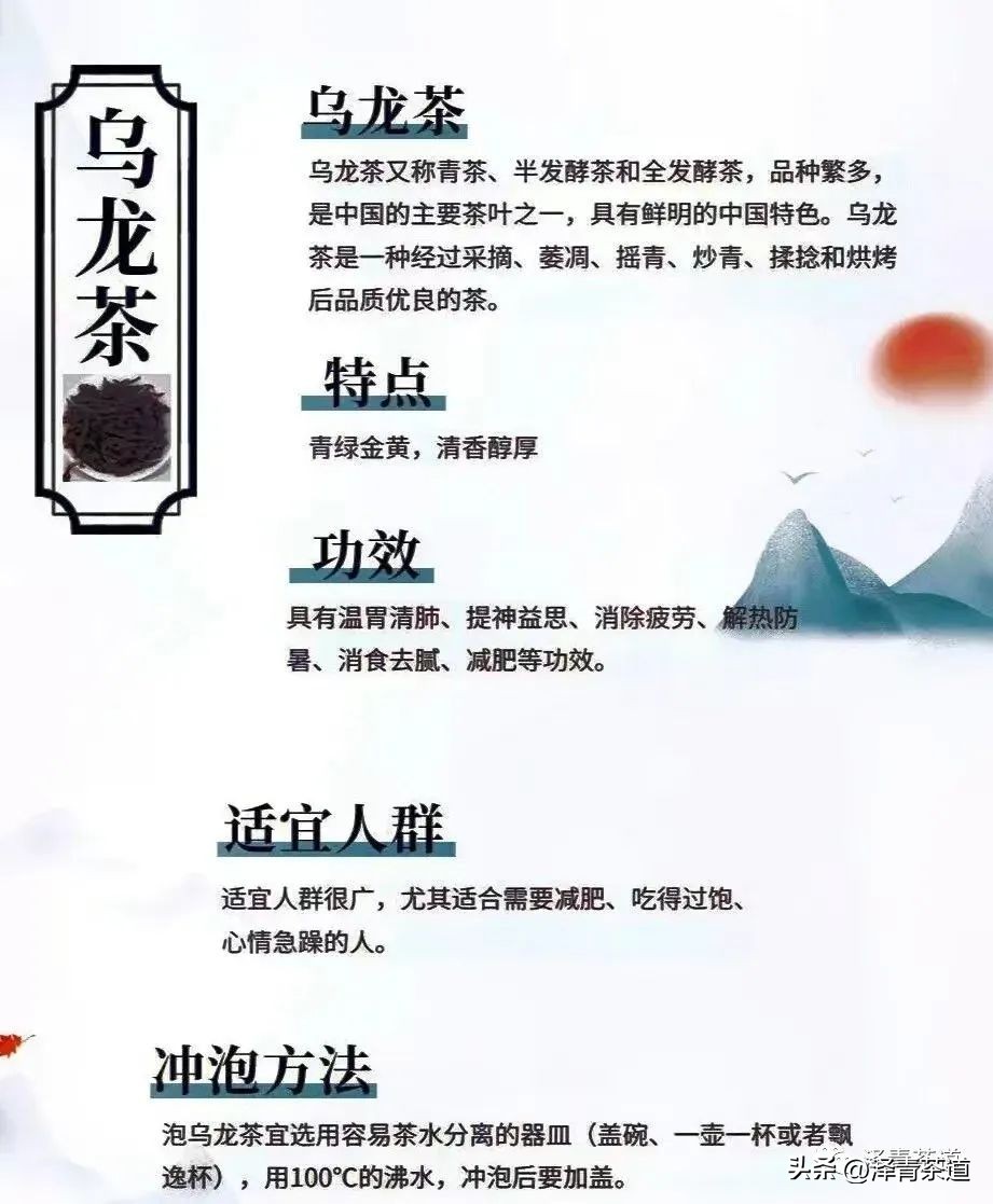 盖碗适合冲泡的六大茶类,中国茶道之六大茶类冲泡